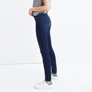 Madewell 10" High Rise Skinny Jeans Hayes Wash Blue Women's 26
